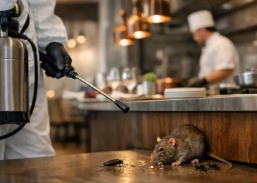 Controle de pragas em restaurantes